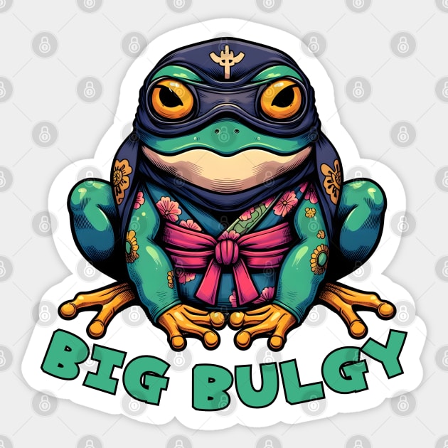 Frog thief Sticker by Japanese Fever